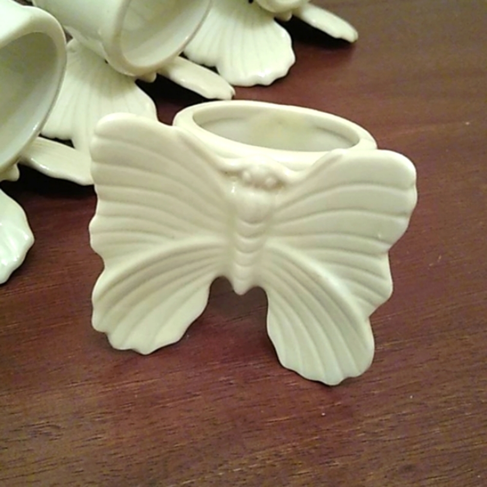 Butterfly Ceramic Napkin Holders